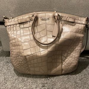 Coach satchel with long strap